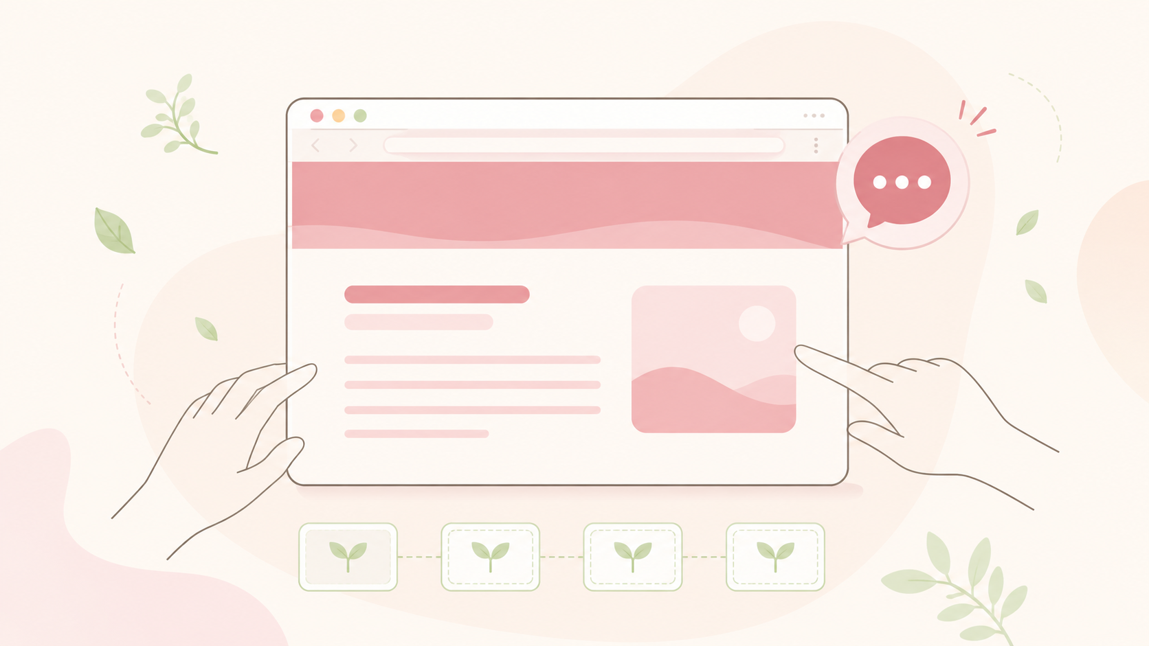Webの画面を一緒に見ながら相談できる伴走の関係